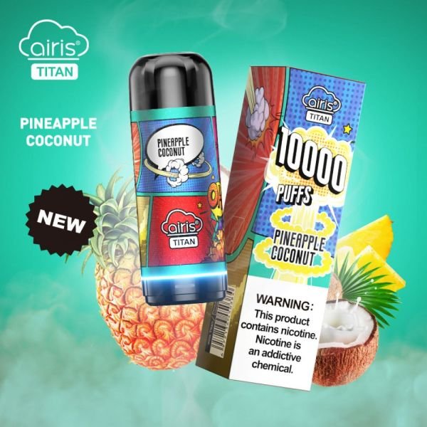 Airis Titan 10 000 Затяжек Ананас+Кокос