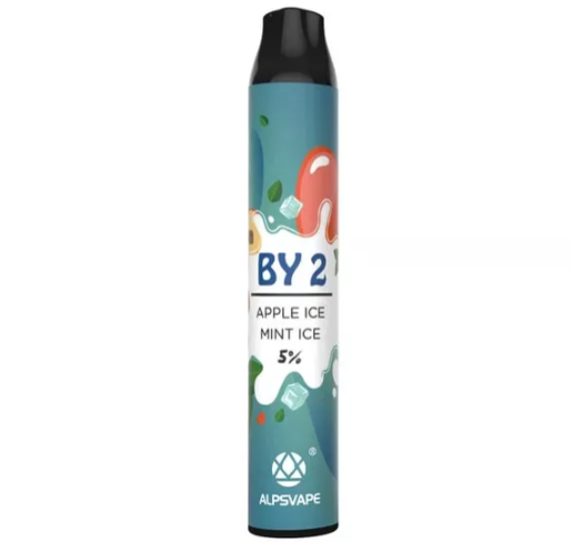 Одноразовый Pod Alpsvape BY2 2000 2 вкуса в 1 Apple Ice