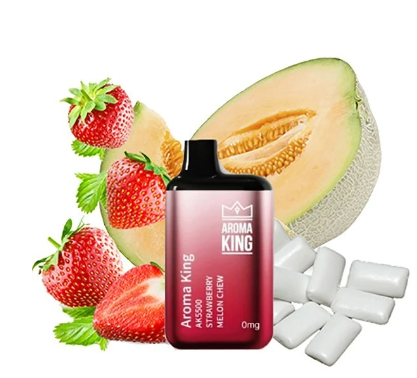 Aroma King 5500 Безникотиновая Клубника Дыня Жвачка
