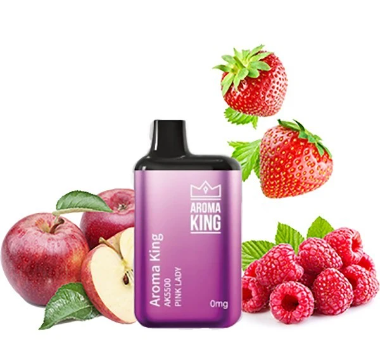 Aroma King 5500 Безникотиновая Яблоко Малина Клубника