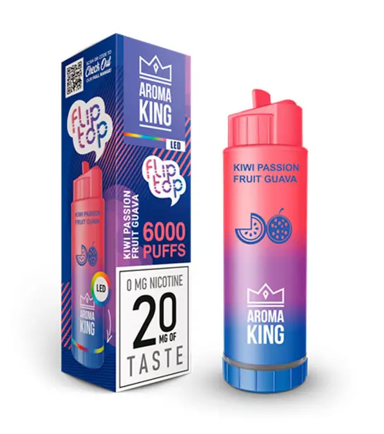Aroma King 6000 Безникотиновая Киви с маракуйей и гуавой