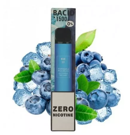 Электронные сигареты Bacio 1500 Blue Ice (Басио 1500 Черника Айс БЕЗ НИКОТИНА)