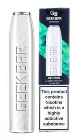 Электронные сигареты Geek Bar DISPOSABLE 575 Menthol (Гик Бар Ментол)