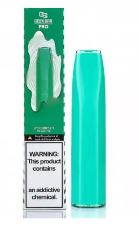Электронные сигареты Geek Bar PRO 1500 Cool Mint (Гик Бар Холодная мята)