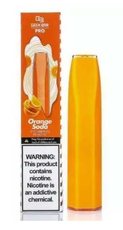 Электронные сигареты Geek Bar PRO 1500 Orange Soda (Гик Бар Апельсиновая содовая)