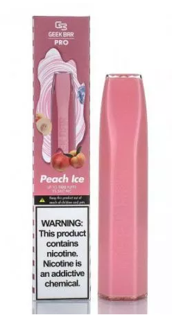 Электронные сигареты Geek Bar PRO 1500 Peach Ice (Гик Бар Персик Айс)