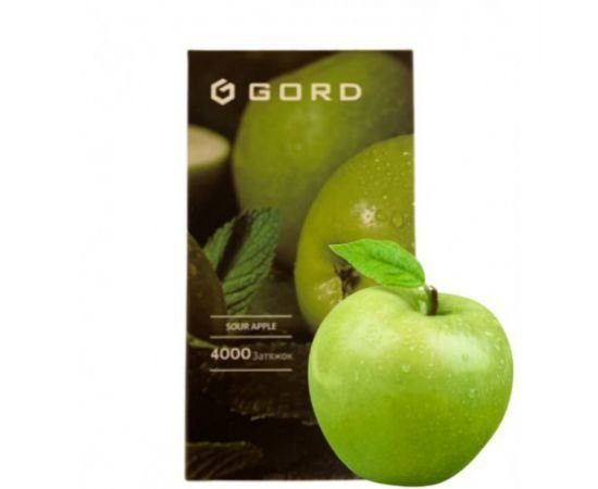 Электронные сигареты Gord G-05 4000 Sour apple (Горд Кислое Яблоко)