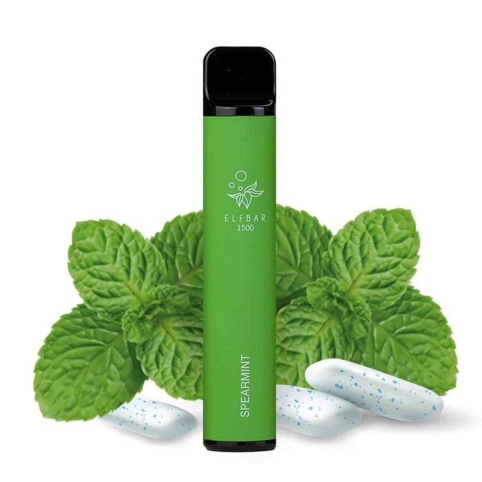 Elf Bar 1500 (Spearmint) - (Эльф Бар 1.5к тяг) Мята