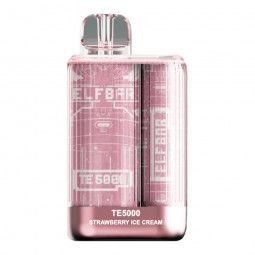 Одноразка Elf Bar 5000 TE - (Эльф Бар ТЕ 5к тяг) Клубничное Мороженое