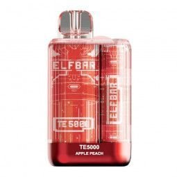 Одноразка Elf Bar 5000 TE - (Эльф Бар ТЕ 5к тяг) Яблоко Персик