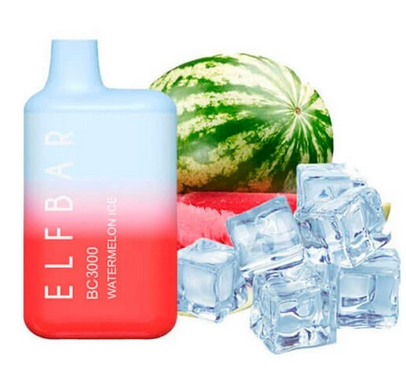 Elf Bar BC 3000 Затяжек - (Эльф Бар БЦ 3к тяг) Арбуз Лёд