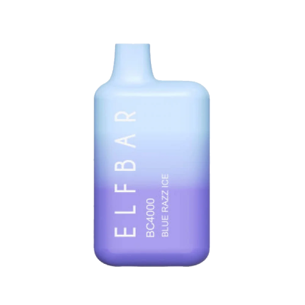 Elf bar BC4000 Blue razz ice - (Эльф Бар БЦ 4к тяг) Голубой лед разз
