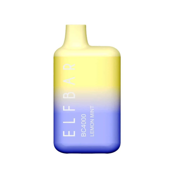 Elf bar BC4000 Lemon mint - (Эльф Бар Люкс БЦ 4к тяг) Лимонная мята