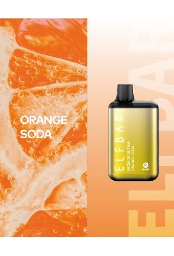 Elf Bar BC5000 ULTRA - Orange Soda - (Эльф Бар Ультра БЦ 5к тяг) Апельсиновая сода