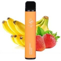 Одноразка Pod Elf Bar 1500 Disposable Device 850mAh Strawberry Banana 5% - (Эльф Бар 1.5к тяг) Клубника Банан
