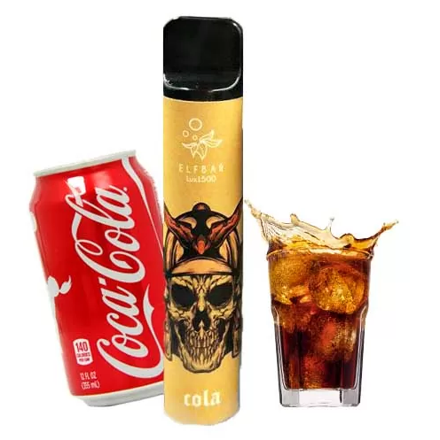 Одноразка ELF BAR LUX 1500 - (Эльф Бар Люкс 1.5к тяг) Кола