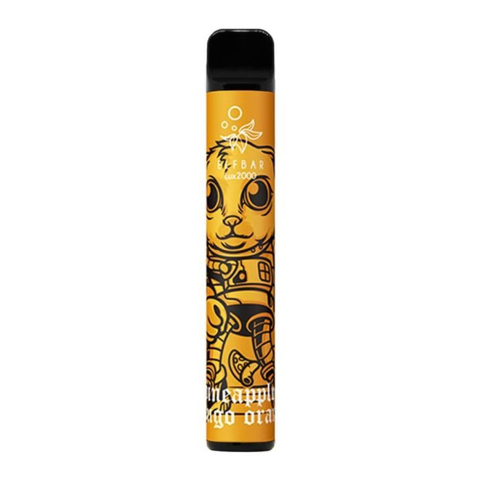 Одноразовая Pod система Elf Bar 2000 LUX PINEAPPLE MANGO ORANGE - (Эльф Бар Люкс 2к тяг) Ананас манго апельсин