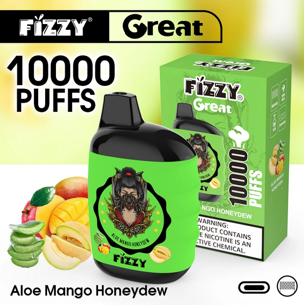 Fizzy 10000 Затяжек Алоэ манго
