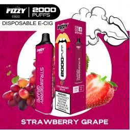 Одноразка FIZZY 2000 КЛУБНИКА-ВИНОГРАД