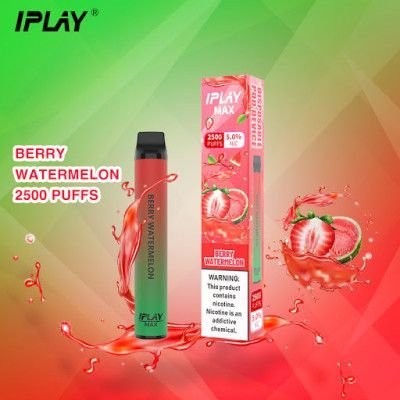iPlay Max 2500 Puffs Одноразовая сигарета арбуз