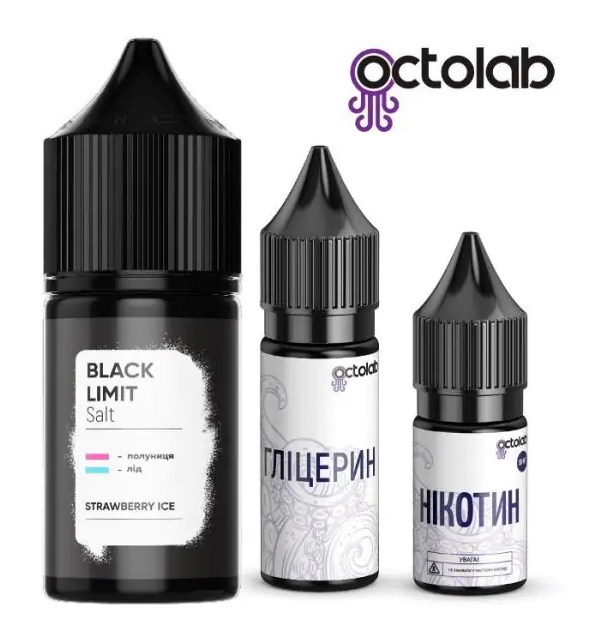 Набор Black Limit Salt Strawberry Ice (50 мг - мл) 30 мл