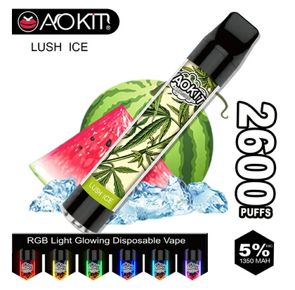 Одноразка Aokit Lux 2600 Затяжек Арбуз лед