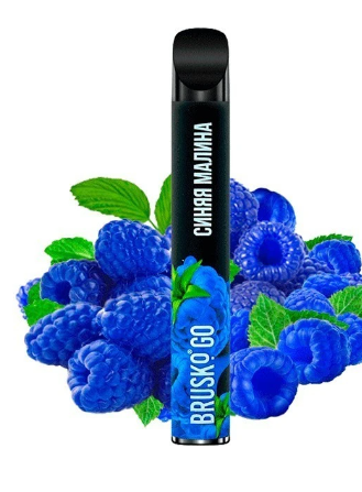 Одноразка Brusko Go Blue Raspberry (Синяя Малина) 800