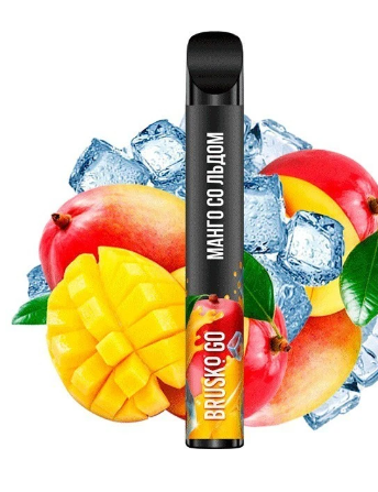 Одноразка Brusko Go Ice Mango (Манго Лед) 800
