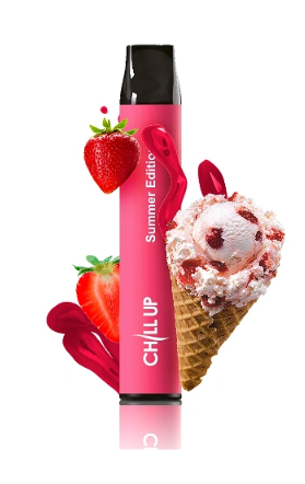 Одноразка Chill Up 1800 Strawberry Ice Cream (Клубника мороженое)