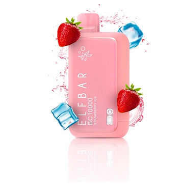 Одноразка Elf Bar BC 10000 затяжек Strawberry Ice (Клубника Лед)