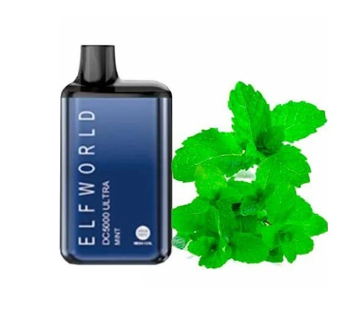 Одноразка Elf World 5000 Затяжек Мята