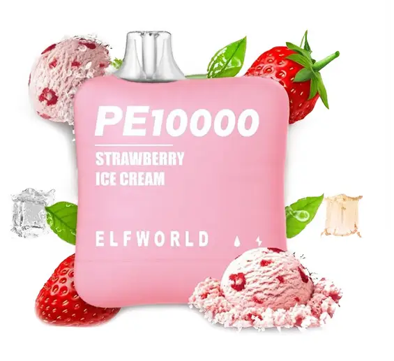 Одноразка Elf World PE 10000 Клубника Мороженое