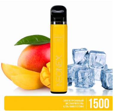 Одноразка Neonex 1500 Затяжек - Манго лед