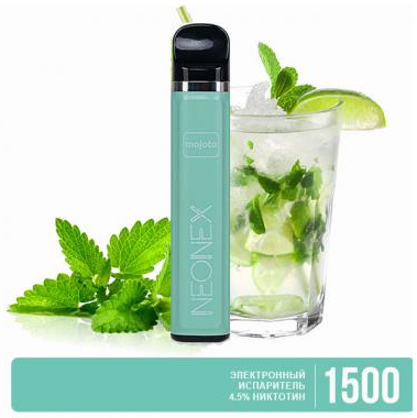 Одноразка Neonex 1500 Затяжек - Мохито