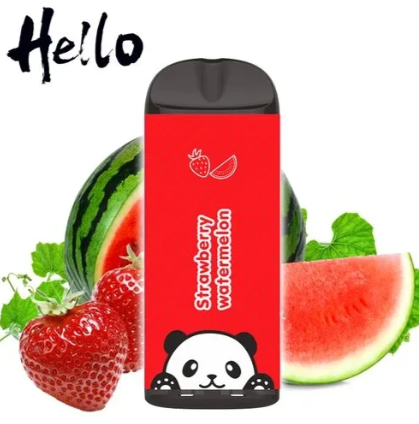 Одноразки Hello Клубника Арбуз (Strawberry Watemelon) - 1000 тяг