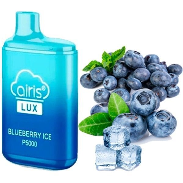 Одноразовая электронная сигарета Airis Lux Blueberry Ice (Черника Лед) (P5000 Затяжек)