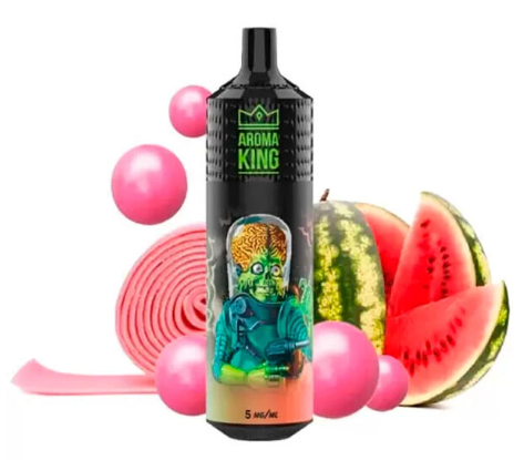 Одноразовая электронная сигарета Aroma King Арбуз Бабл Гам 9000 Затяжек
