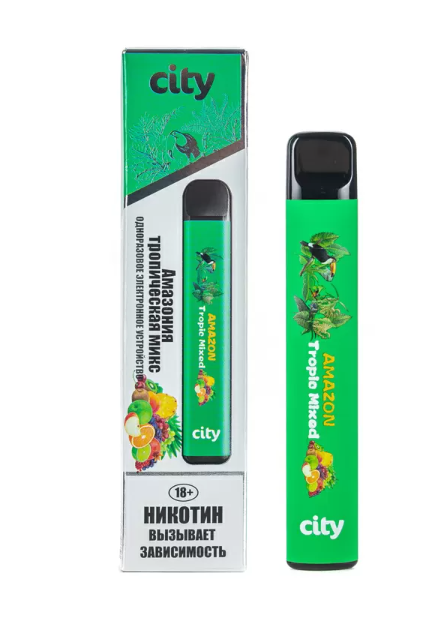 Одноразовая электронная сигарета City North Amazon Tropic Mixed (Амазония тропический микс)