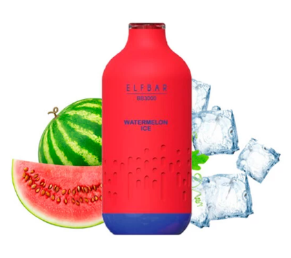 Одноразовая электронная сигарета Elf Bar BB Watermelon Ice (Арбуз Лед) (3000 Затяжек)
