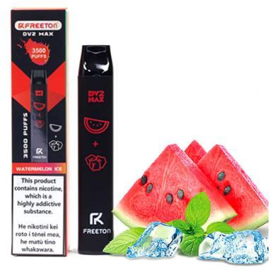 Одноразовая электронная сигарета FREETON DV2 MAX Акциз Watermelon Ice (Арбуз Лед) 3500 puff