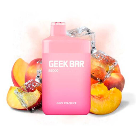 Одноразовая электронная сигарета Geek Bar Джуси Персик Лед 5000 Затяжек
