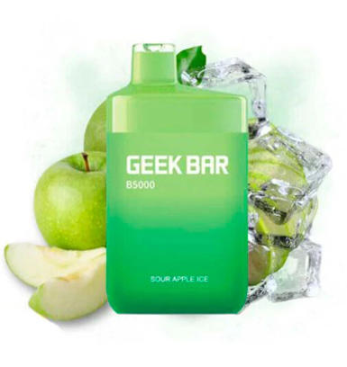 Одноразовая электронная сигарета Geek Bar Сауэр Яблоко Лед 5000 Затяжек