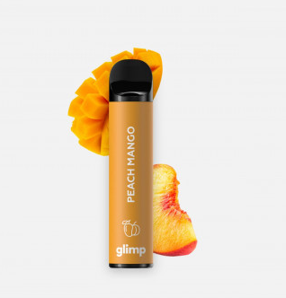 Одноразовая электронная сигарета GLIMP 800 5% манго персик