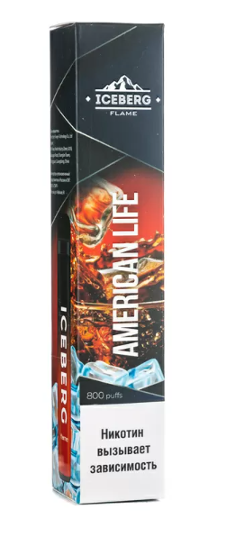 Одноразовая электронная сигарета ICEBERG Cola Ice 800 затяжек