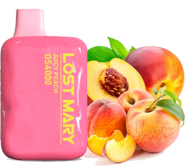 Одноразовая электронная сигарета Lost Mary 4000 Затяжек - Джуси Персик