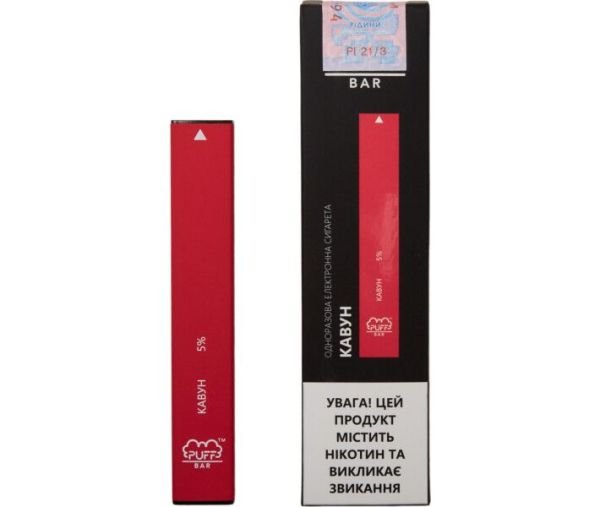 Одноразовая электронная сигарета Puff bar 200 Арбуз