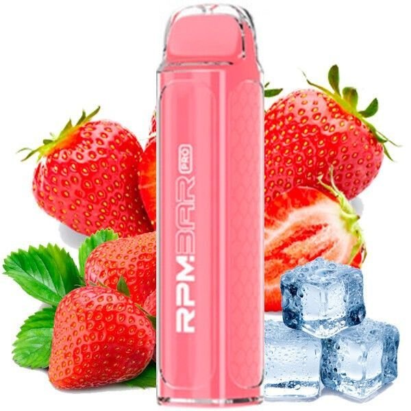 Одноразовая электронная сигарета RPM Bar Pro Strawberry Ice (Клубника Лед) (5000 Затяжек)