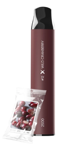 Одноразовая электронная сигарета SAB 2500 7 мл 2% Wild Cranberry Клюква