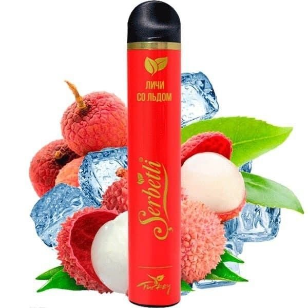 Одноразовая электронная сигарета Serbetli Ice Lychee (Личи со Льдом) (1200 Затяжек)