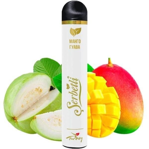 Одноразовая электронная сигарета Serbetli Mango Guava (Манго Гуава) (1200 Затяжек)
